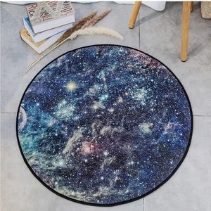 Galaxy Nebula Round Non-Slip Area Rug New in package